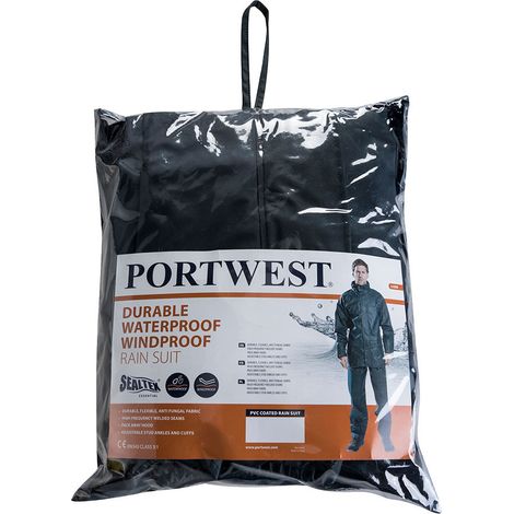 Regenbekleidung Sealtex Essential (2-teiliges Set) Farbe: Marine Größe L - Portwest