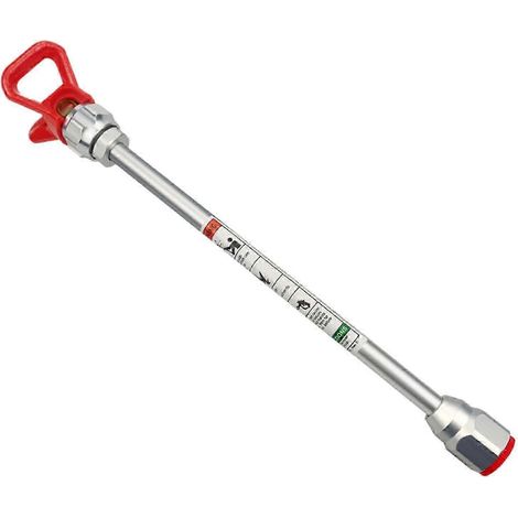 Rallonge de buse pour pulvérisateur sans air 7/8" - Accessoires portables - Pièces de rechange - Facile à utiliser - Baguettes de peinture en aluminium durable-50cm