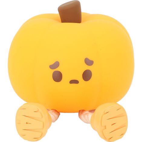 Veilleuse mignonne en forme de citrouille, rechargeable, à intensité variable et à commande tactile, idéale pour la chambre d'enfant. Parfaite pour la chambre à coucher ou la chambre d'enfant. (1/5)