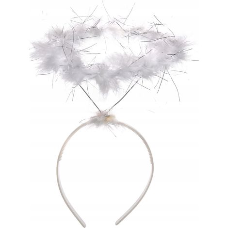 Diadema de ángel AUREOLA Ángel blanco Natividad Juego de pelota Rendimiento