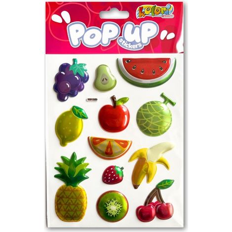 Autocollants métalliques Fruits