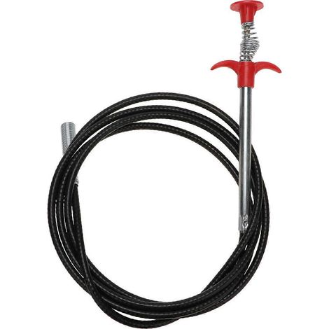 Outil de débouchage multifonctionnel et flexible pour canalisations-250X1CM-Black (1/2)