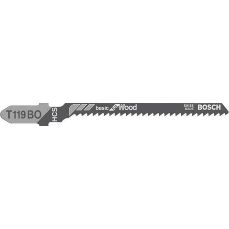 2608630310 - Set 5 lame per seghetto alternativo T 119 BO Basic for Wood