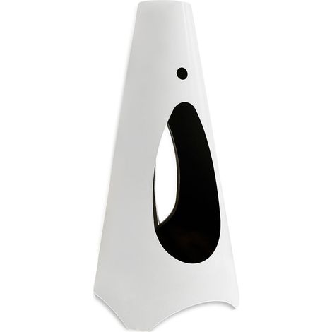 Stufa a Bioetanolo Fiammetta Round Statica Bruciatore da 1,5 L Struttura in Acciaio Bianco (1/4)