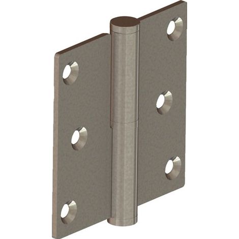Bisagra de palanca con extremos cuadrados 80x80 mm - Izquierda