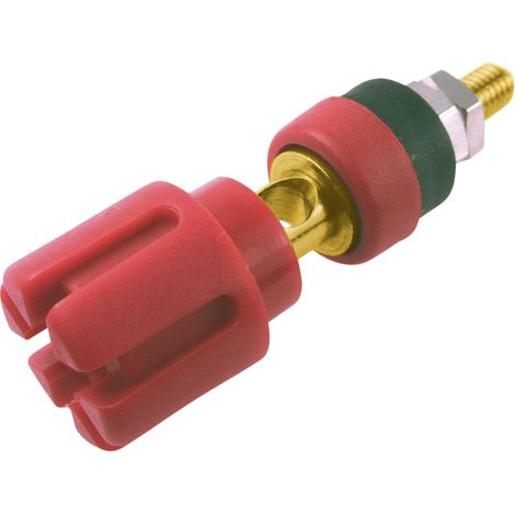 Cliff CL159721A Laborbuchse Stift-Ø: 4 mm Rot 1 St.