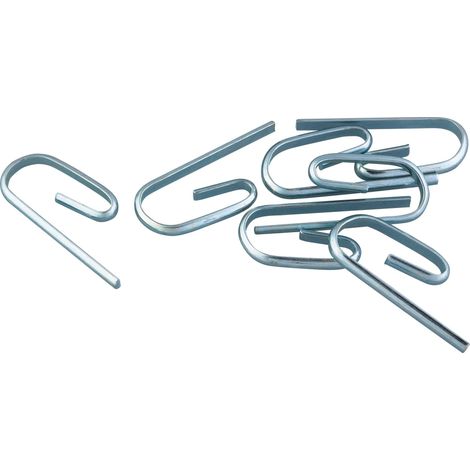 Wolf – Agrafes métalliques 25mm en métal zingué – Fixation murale robuste pour supports – Installation facile et prise solide - Ateliers28