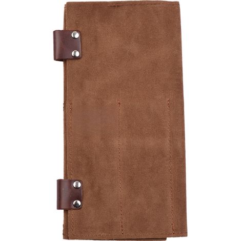 Estuche para tijeras de peluquería, bolsa de peluquería, neceser de salón, estuche de tela y cuero para peluqueros, neceser para tijeras de peluquería con clips