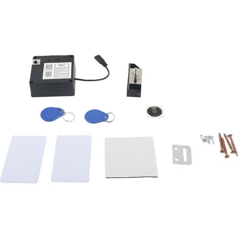 Serrure électronique cachée pour armoire, tiroir automatique intelligent, avec cordon d'alimentation, pour préserver l'intimité de vos meubles. (1/5)