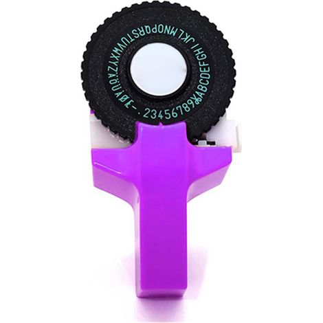 Mini étiqueteuse portable manuelle, machine à écrire et à gaufrer les étiquettes 3D, avec rubans d'étiquettes en PVC de 9 mm. (1/5)
