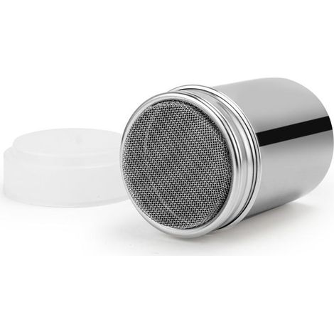 1 Pièce Shaker à Sucre Glace en Acier Inoxydable de 1 Pièce avec Couvercle, Pots à Poudre à Mailles Fines pour Bicarbonate de Soude, 38.1 X 25.4 X 38.1 cm (1/5)