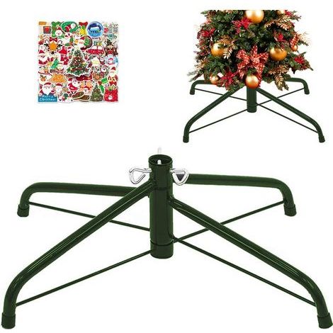 Support de base pliable pour sapin de Noël artificiel de 4 à 1,2 m, support de rechange pour sapin de Noël de moins de 2,2 cm les décorations de la maison de Noël, pour apporter une atmosphère (35 cm (1/5)