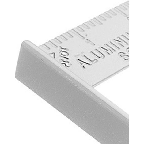 7-Zoll-Winkelmesser aus Aluminiumlegierung (metrisch/imperial), silberner Winkelmesser, Winkelmesser, multifunktionaler Winkelmesser, silberner Winkelmesser. (1/5)