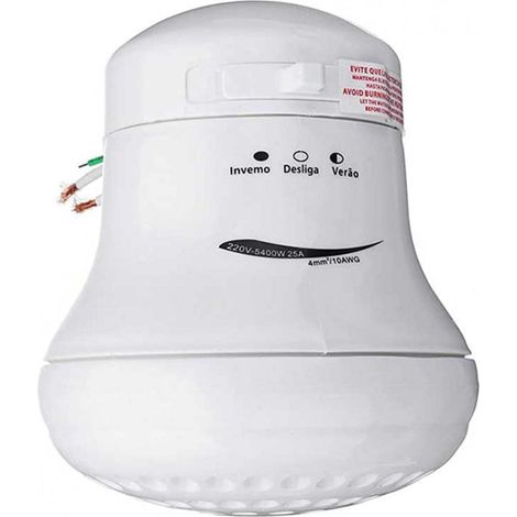 Pommeau de douche électrique monobloc, chauffe-eau instantané, pommeau de douche électrique haute puissance instantané pour salle de bain, tuyau de soutien, économie d'eau à température contrôlée (1/2)