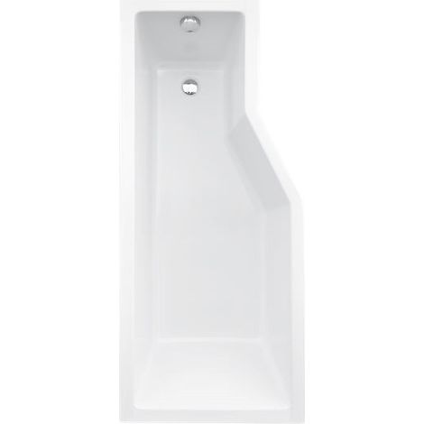 Azura Home Design – Baignoire asymétrique MATIK II 150/170 cm gauche – Acrylique renforcé – Pieds réglables inclus – Design moderne pour gain de place (1/2)