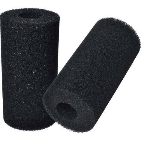 Juego de 2 esponjas filtrantes compatibles con la herramienta de limpieza de piscinas tipo A, reutilizables y lavables, para jacuzzis.