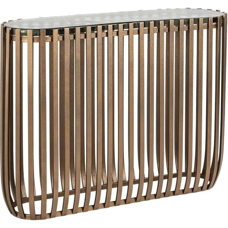 Console Volante design en verre - Verre fumé élégant (1/5)