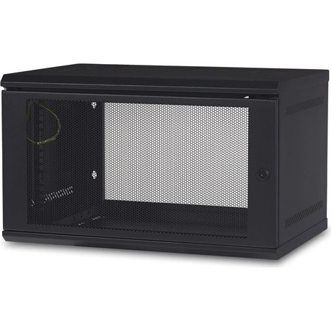 APC AR106 armario rack 6U Bastidor de pared Negro