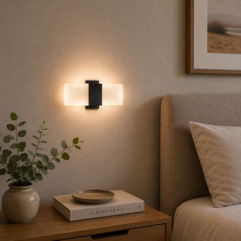 Lampada da parete a LED 6W 459Lm 4200ºK Metro 40.000H [HO-WL-METRO-6W-W] (1/3)