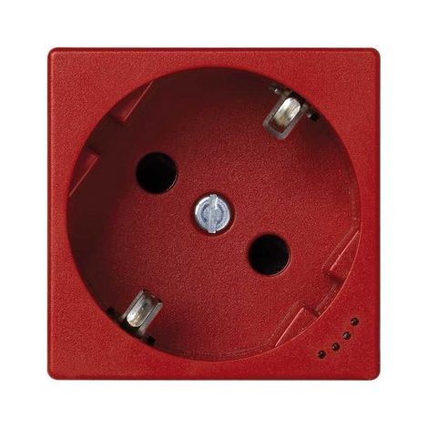 Base schuko embornamiento tornillo piloto rojo SIMON KL01/6