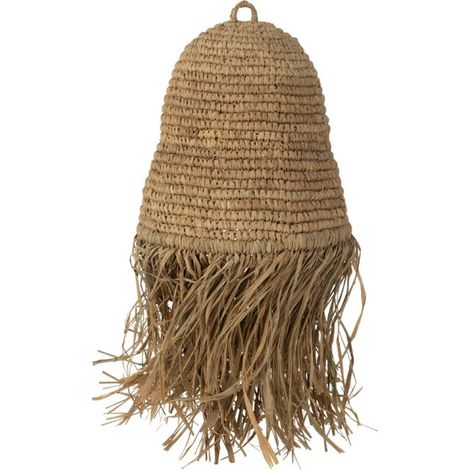 Abat-Jour à Franges "Sisal" 37cm Naturel (1/3)
