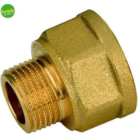 Prolunga ridotta in ottone giallo rinaldiepetinaroli femmina 3/4 maschio 1/2