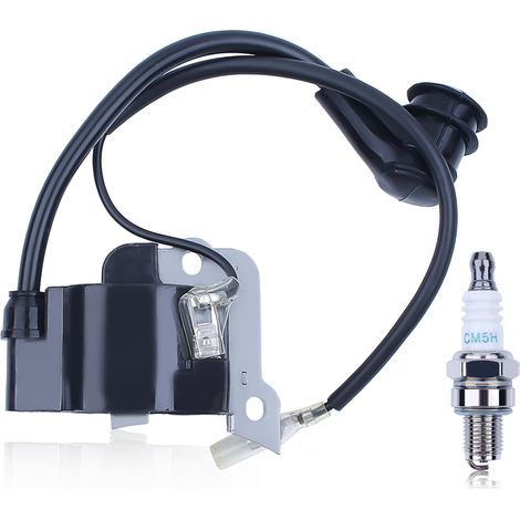 Kit bobine d'allumage avec bougie d'allumage, pièces de moteur de coupe-bordures pour HONDA GX35, 30500-Z0Z-013 (1/5)