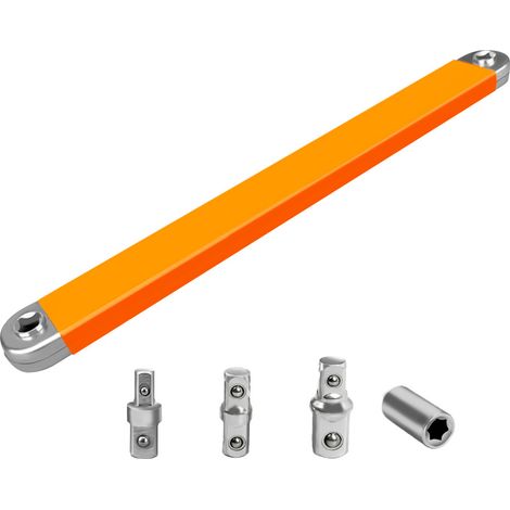 Clé d'extension décalée, multi-usages, extension à décalage nul, clé à cliquet à double anneau, clé d'extension pour espace restreint, adaptateurs d'entraînement, outils de manipulation de spa-Orange (1/2)