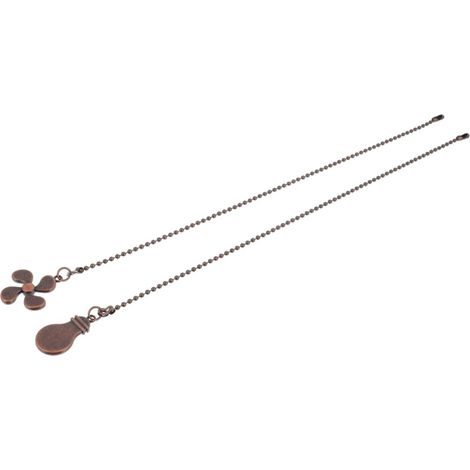 Lot de 2 chaînes d'extension pour ventilateur plafond et suspension lumineuse sphérique. Accessoire (1/5)