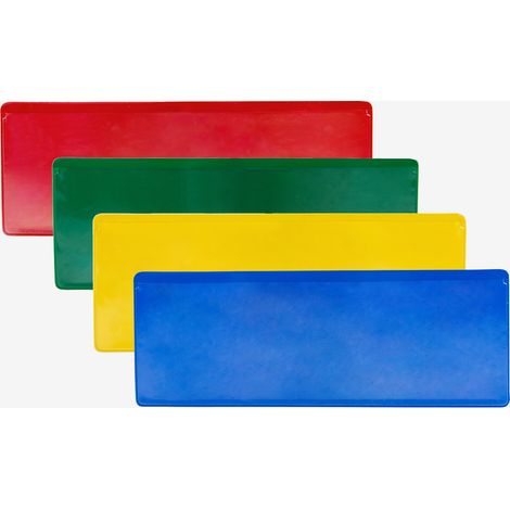 Magna-C Stabiles Klarsichtmagnetschild 220x80mm, Einschub von oben (1/5)