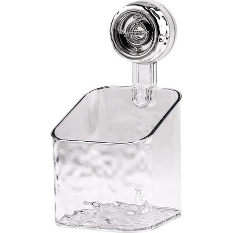 Rack De Rangement À Ventouse - Porte-Savon Organisateur De Salle De Bain - Pour Carrelage Verre Métal Poli - 1 Pièce (1/5)