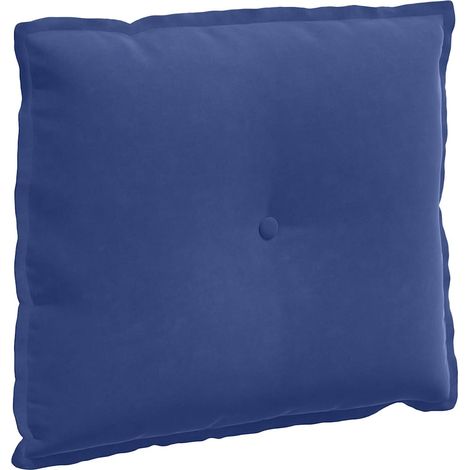 Back Pillow Police Blue 60 x 50 cm Corduroy Fabric vidaXL