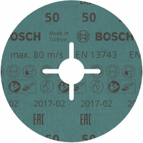 Bosch PRO R780 Disque fibre 125 mm G50 - 2608621611 (1/5)