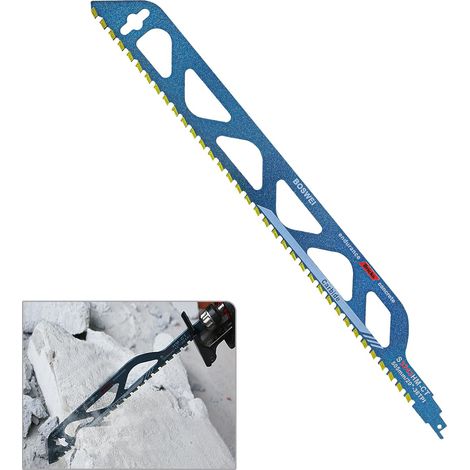 Lame de scie alternative, adaptée au béton cellulaire, aux briques, aux panneaux de ciment et au béton, longueur 505 mm.