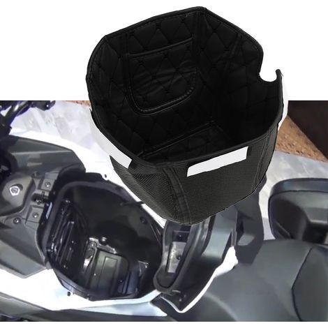 Schwarzer Kraftstofftankschutz, kompatibel mit Honda NC750X und NC750S. (1/5)