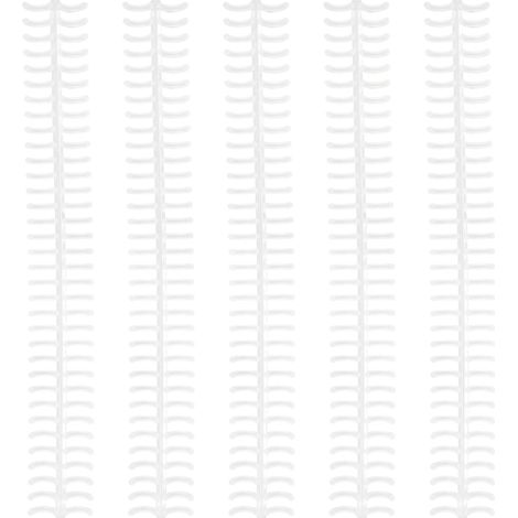 Lot de 10 anneaux de reliure détachables en plastique transparent, 34 trous, diamètre 12 mm. (1/5)