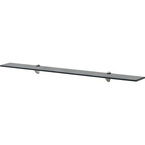 vidaXL Floating Shelves 2 pcs Glass 100x10 cm 8 mm (243769x2)