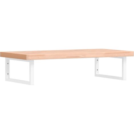 Maison Exclusive - Waschbeckenregal Wandmontage Stahl und Massivh