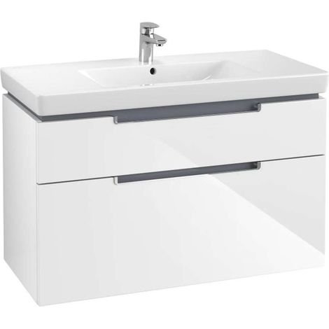 Villeroy & Boch Subway 2.0 mueble bajo para lavabo, 2 extraíbles, (1/3)