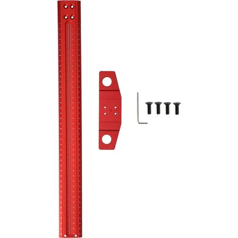T-type Sèche à Angle Droit Scribe de Marquage en Aluminium pour le Travail du Bois en Verre 300 Mm T (300 millimètres) (400 mm) (1/5)