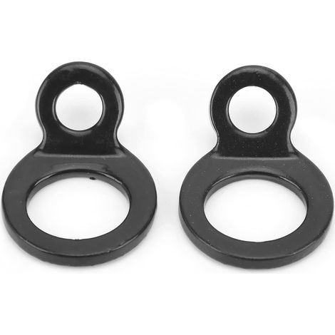 Paire d'anneaux d'arrimage de remorque en Forme de D en Acier Inoxydable, Ensemble d'anneaux d'arrimage en D, pour Moto vélo Kayak ATV (1/5)