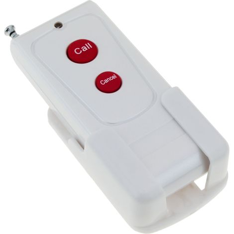 PrimeMatik - Bouton de l'émetteur pour le système d'appel sans fil 1000m 2 clés (1/5)