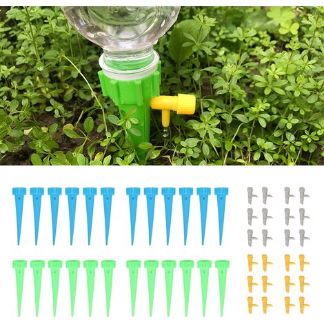 Kit d'arrosage automatique 24 pièces avec vanne de contrôle, système d'irrigation goutte à goutte et système d'irrigation goutte à goutte pour les jardiniers paresseux. (1/5)