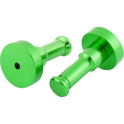 Schlafzimmer Bad Handtuch Kleidung Mantel Aluminium Halter Haken Wand Kleiderbügel Vert 2 pièces (1/3)