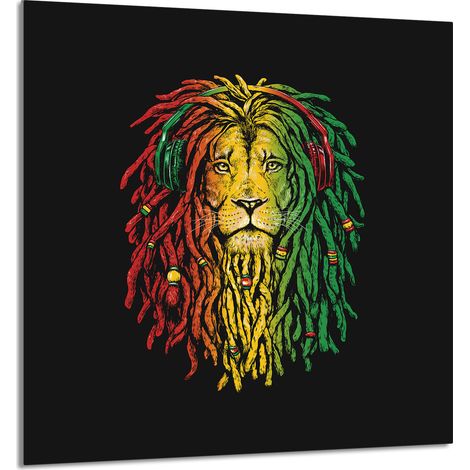 PANNELLO IN VETRO PER CUCINA 60x65 Lion (1/5)