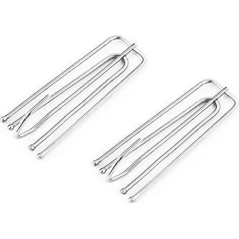 Curtain Hooks - Set of 30 - Stainless Steel - For Indoor Use - High Durability