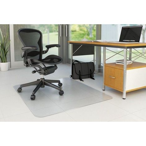 q-connect Tappetino protettivo in vinile trasparente 150x120 cm
