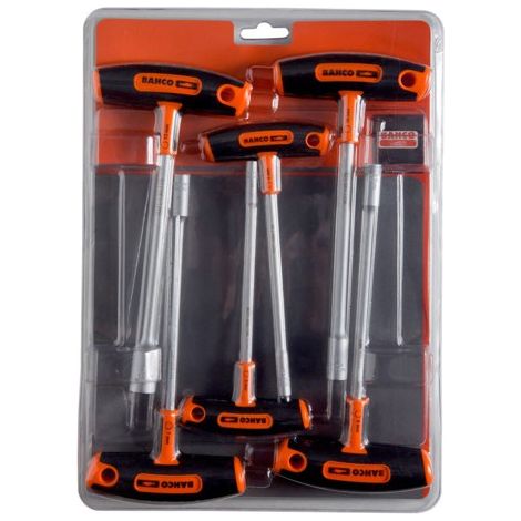 JUEGO 6 DESTORNILLADORES MANGO T STECKER - BAHCO