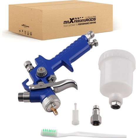 Paint Gun 0.8mm for Home Projects 125ml Tank with Filter & Brush Kit (1/5)