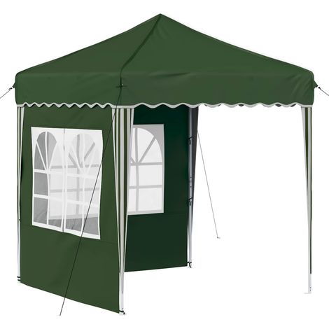 Pop-up Party Tent 195 x 195 x 245 cm Green Oxford Fabric vidaXL